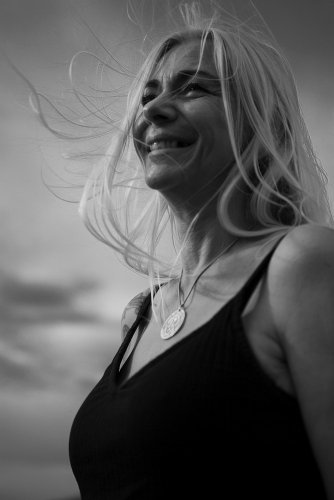 Susanne Spitzer Portrait Black White